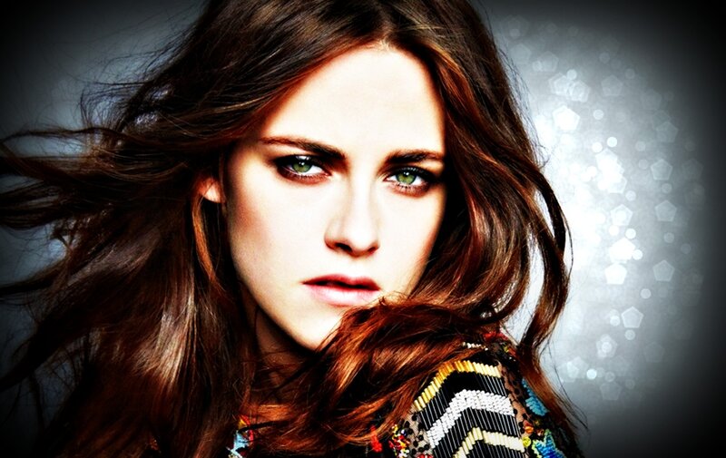 Woman with Brown Hair — Dramatic, Photograph, Green Eyes
