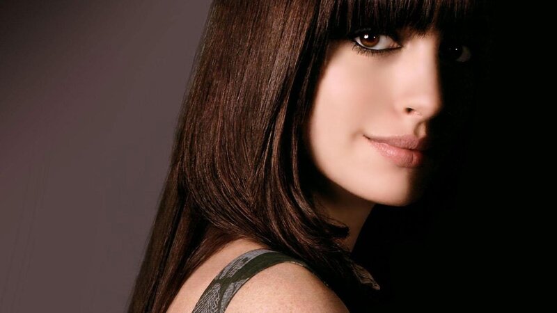 Woman with Brown Hair — Dramatic, Photograph, Shoulder, Smile