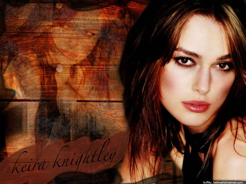 Woman with Brown Hair — Dramatic, Photograph, Wood Texture