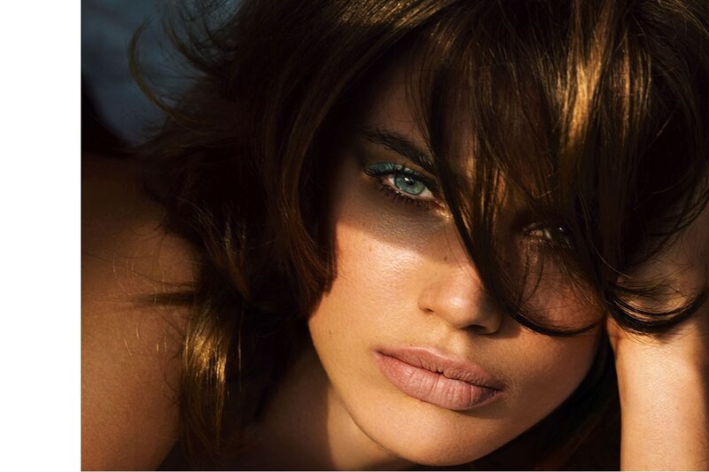 Woman with Brown Hair — Dramatic, Sunset, Photograph, Eyes