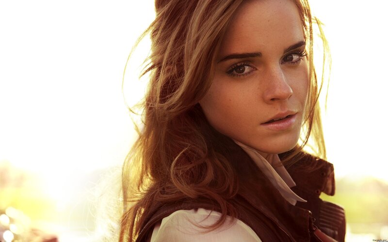 Woman with Brown Hair — Dramatic, Sunset, Photograph, Jacket