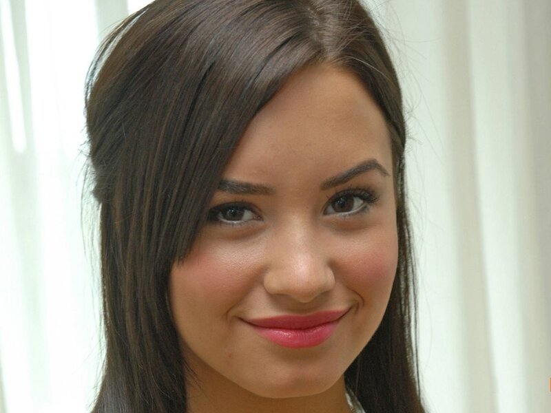 Woman with Brown Hair — Face, Smile