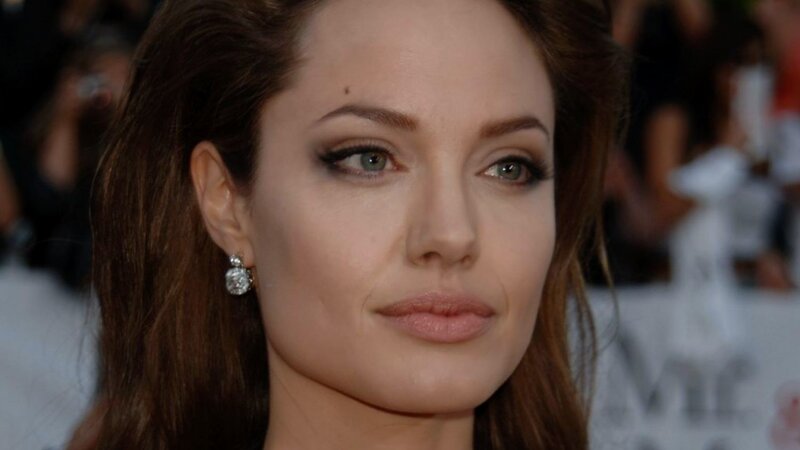 Woman with Brown Hair — Formal, Photograph, Earring