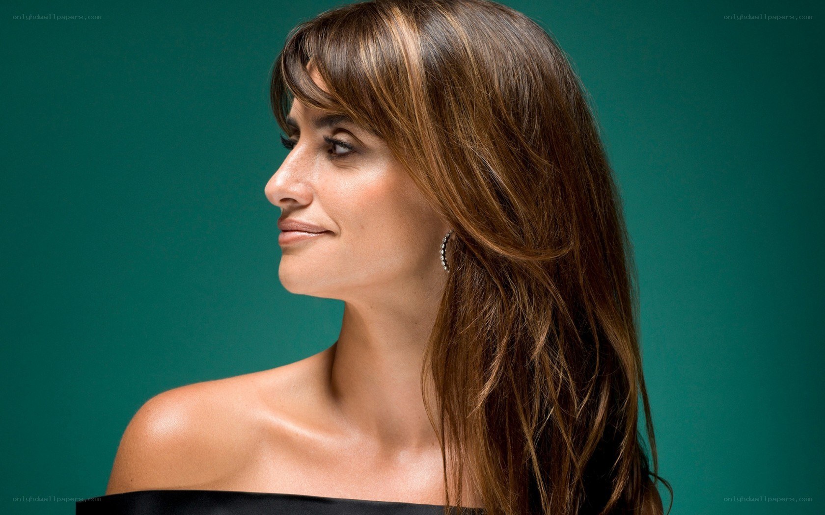 woman with brown hair in profile