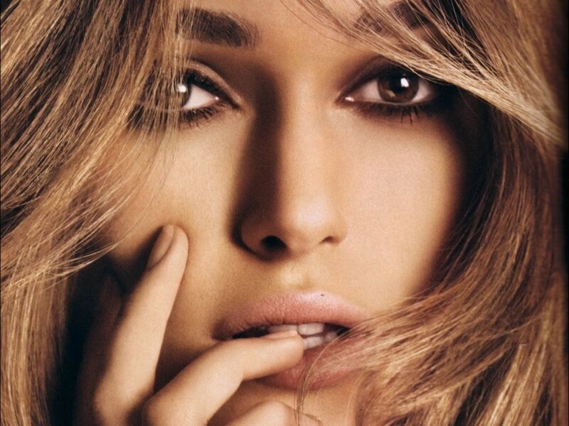 Woman with Brown Hair — Intense