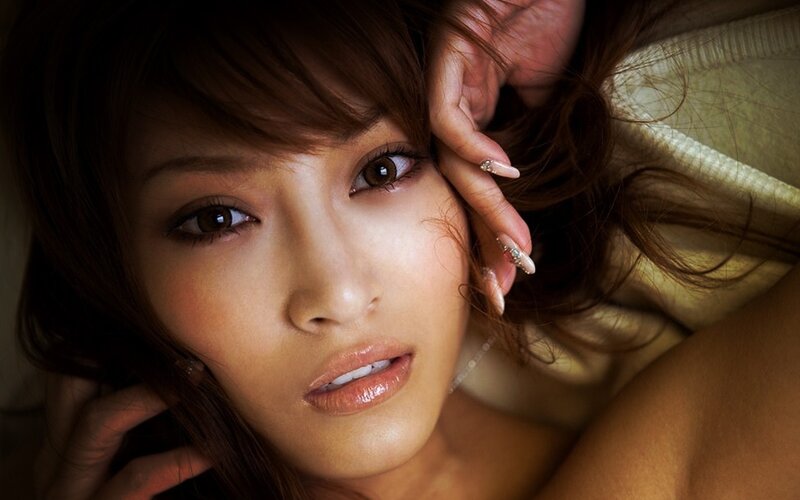 Woman with Brown Hair — Intimate, Photograph, Hand