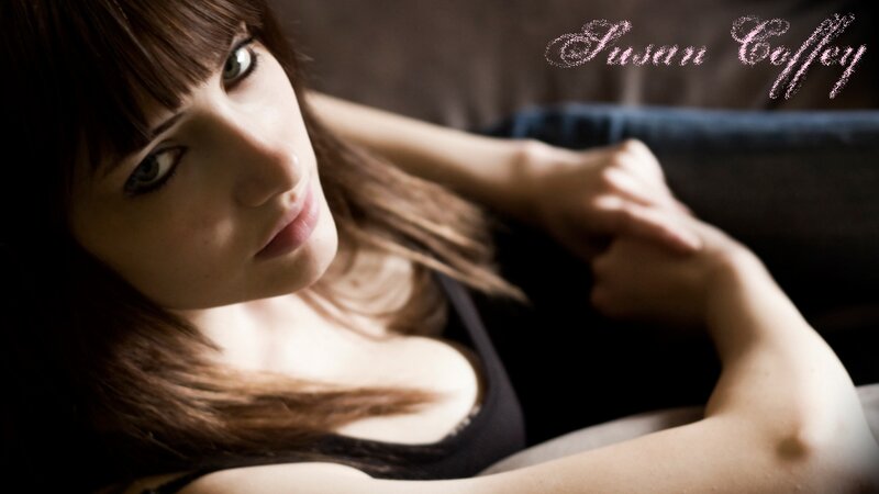woman with brown hair lying down