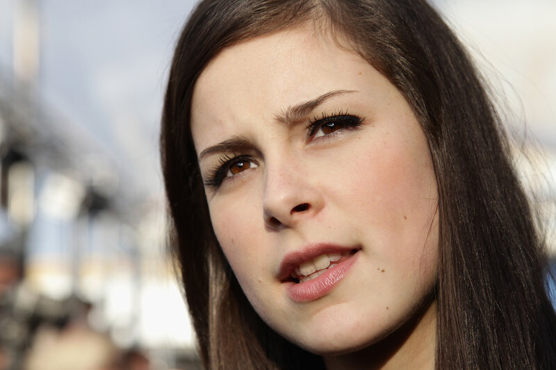 Woman with Brown Hair — Neutral, Afternoon, Photograph, Brown Eyes, Long Hair