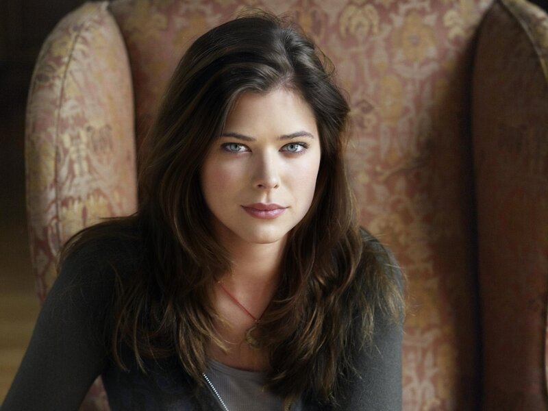 Woman with Brown Hair — Neutral, Photograph, Armchair