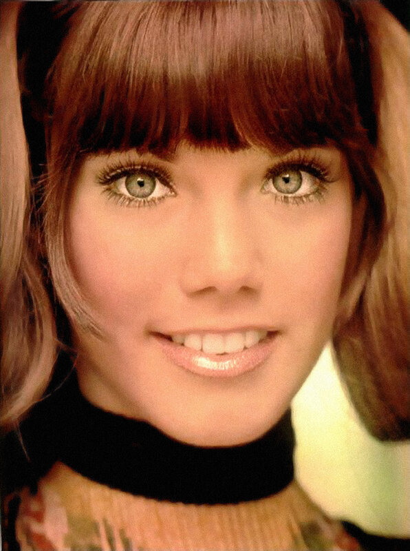 Woman with Brown Hair — Neutral, Photograph, Bangs, Turtleneck