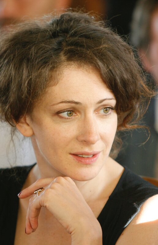 Woman with Brown Hair — Neutral, Photograph, Black Top, Ring