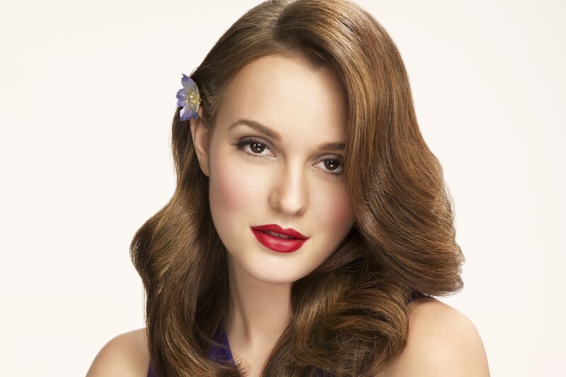 Woman with Brown Hair — Neutral, Photograph, Flower