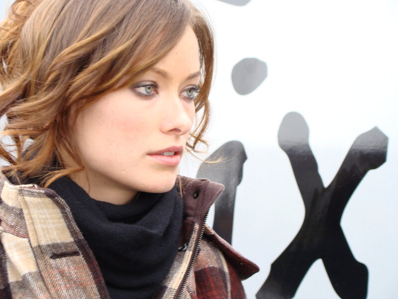 Woman with Brown Hair — Neutral, Photograph, Plaid Jacket