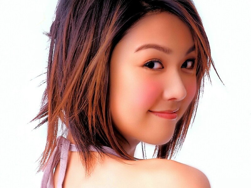 Woman with Brown Hair — Neutral, Photograph, Shoulder, Smile