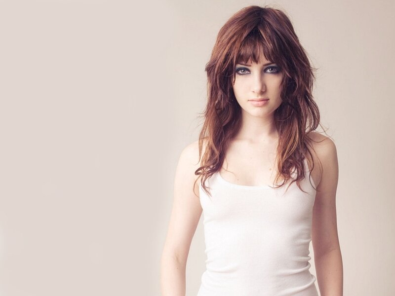 Woman with Brown Hair — Neutral, Photograph