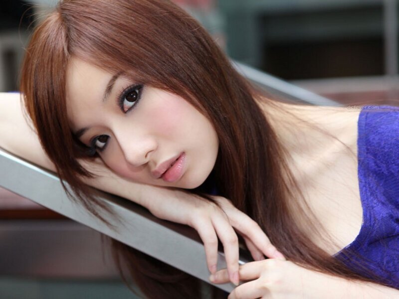 woman with brown hair resting
