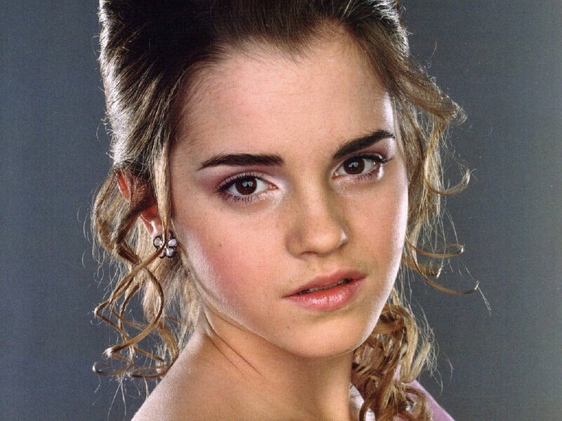 Woman with Brown Hair — Serious, Photograph, Earring, Shoulder