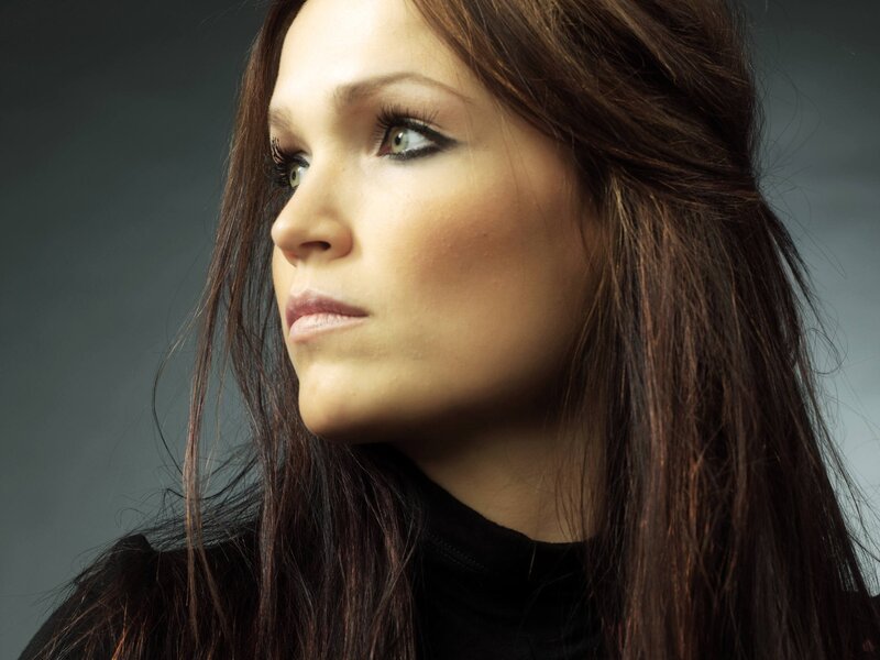 Woman with Brown Hair — Serious, Photograph, Face, Black Shirt