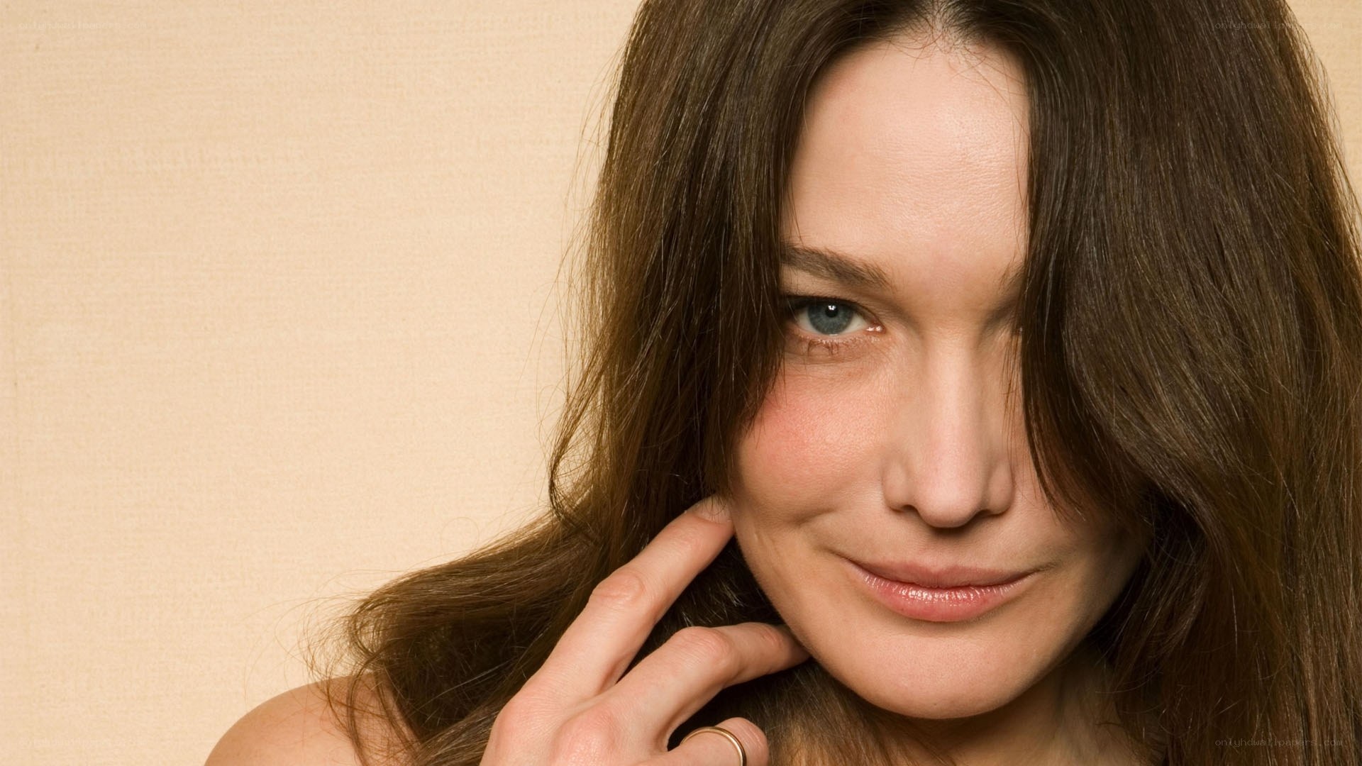 woman with brown hair smiling