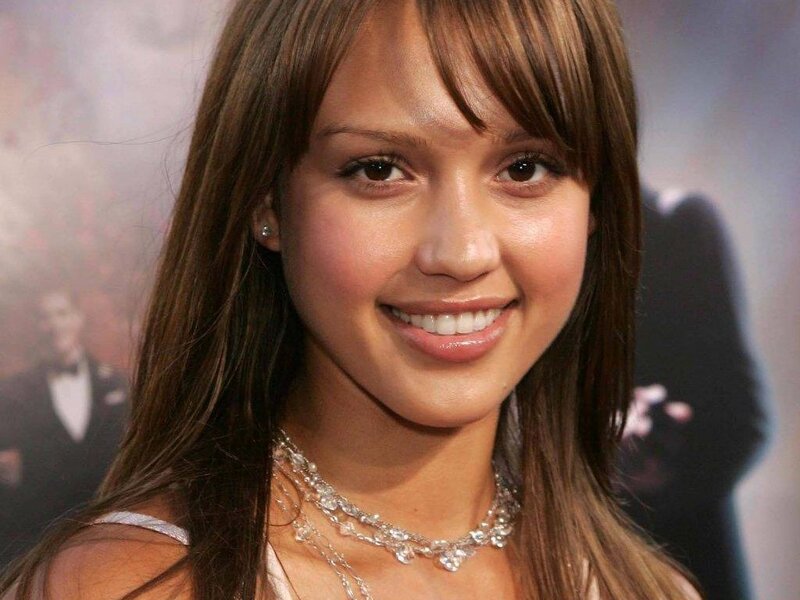Woman with Brown Hair — Smiling, Photograph, Necklace, Earring