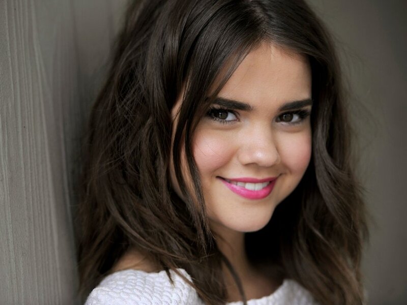 Woman with Brown Hair — Smiling, Photograph, Wall