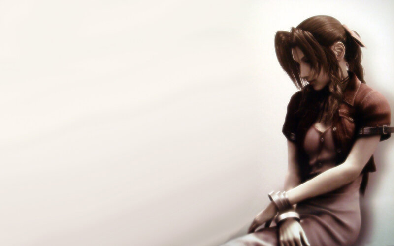 Woman with Brown Hair — Somber, 3d Render, Dress