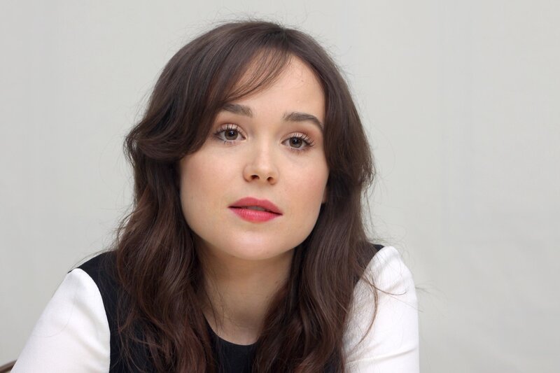 Woman with Brown Hair — White, Neutral, Photograph, White Shirt, Black Vest