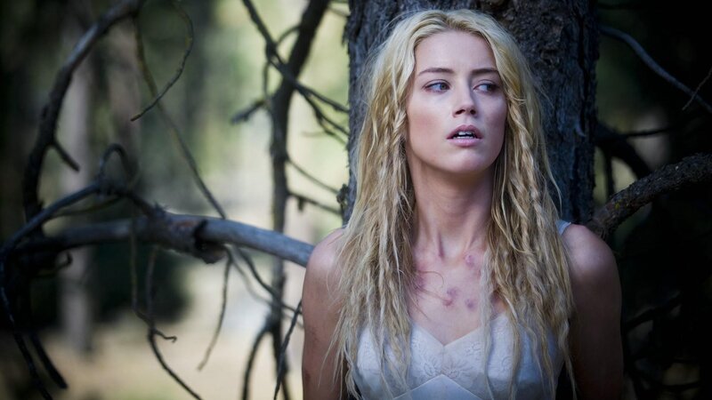 Woman with Bruises in Forest — Blonde