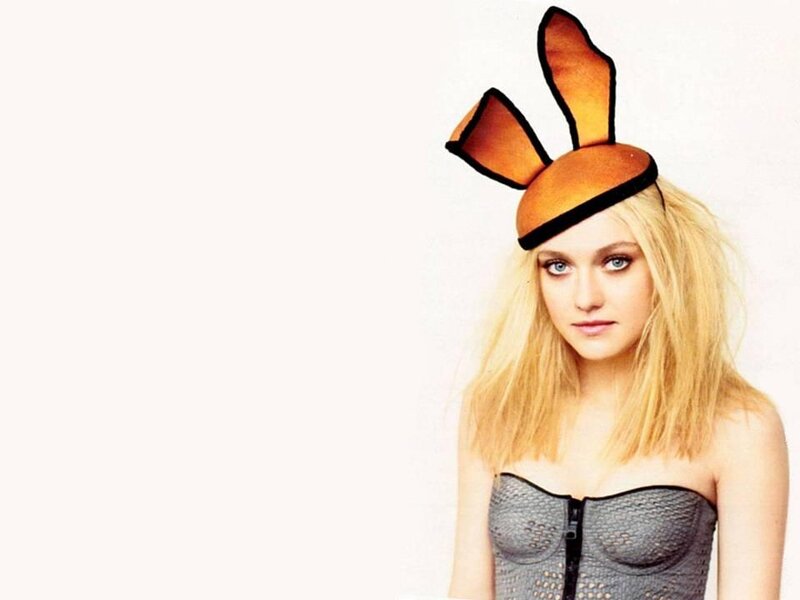 Woman with Bunny Ears — White