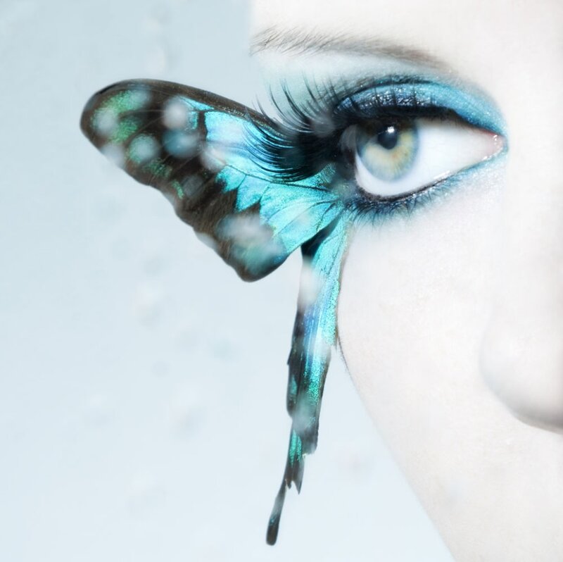 Woman with Butterfly Eye