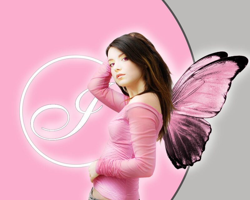 woman with butterfly wings