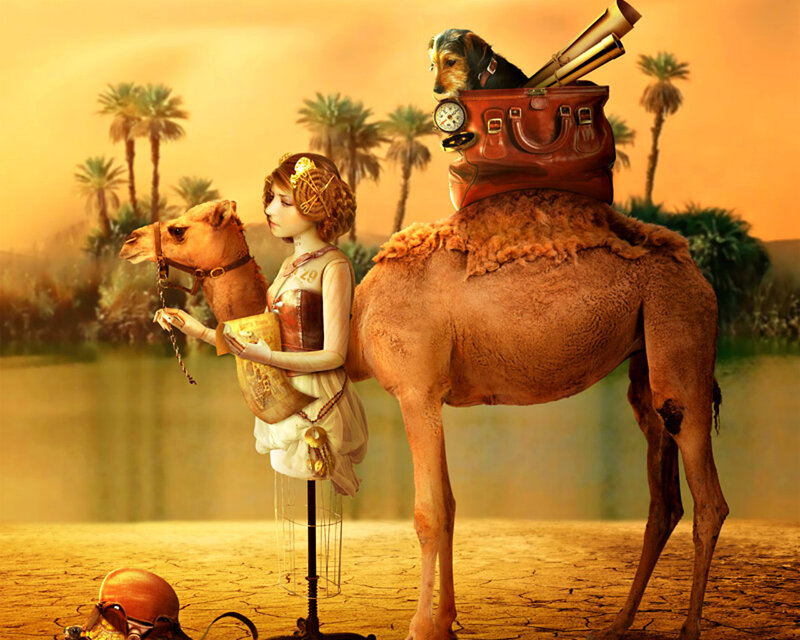 Woman with Camel