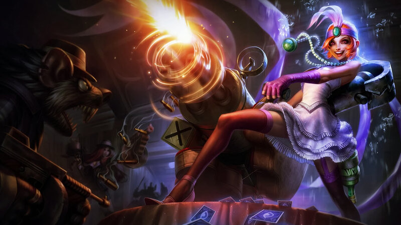 Woman with Cannon — Purple, Chaotic