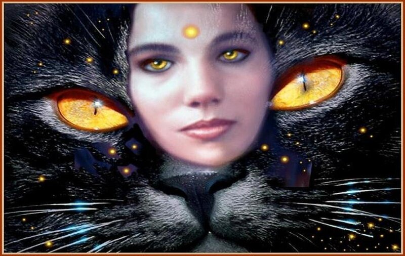 Woman with Cat Eyes