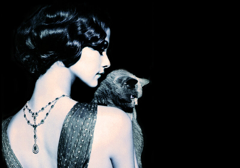 woman with cat on shoulder