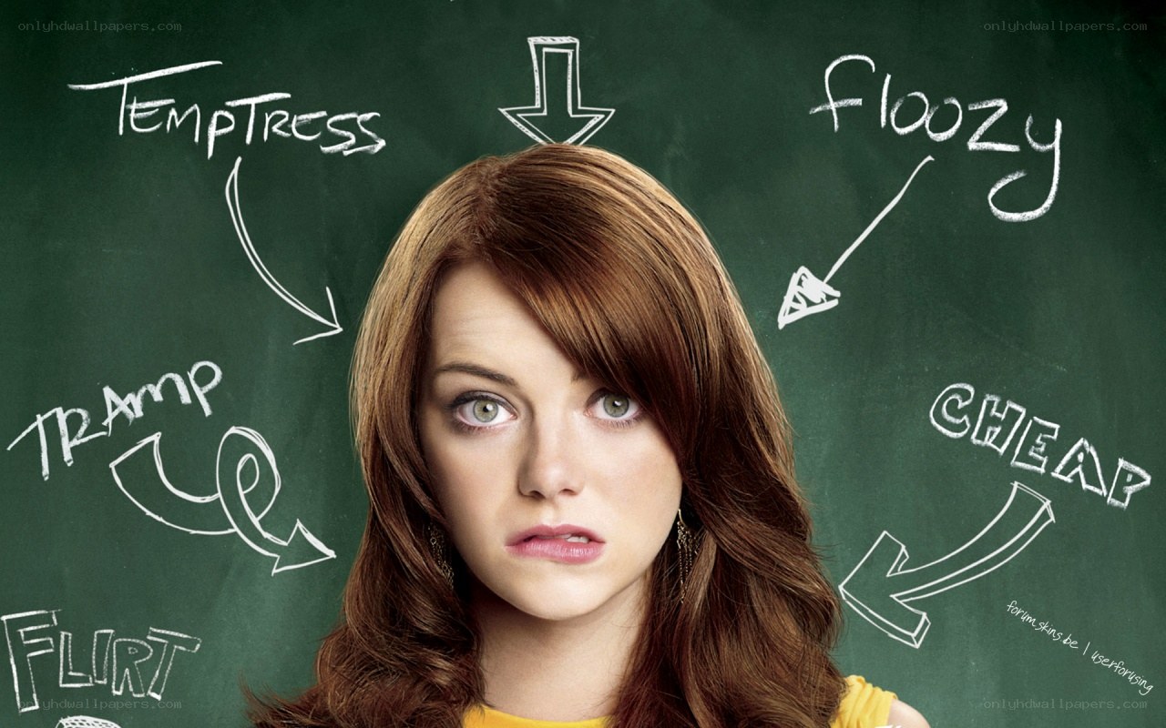 woman with chalkboard background