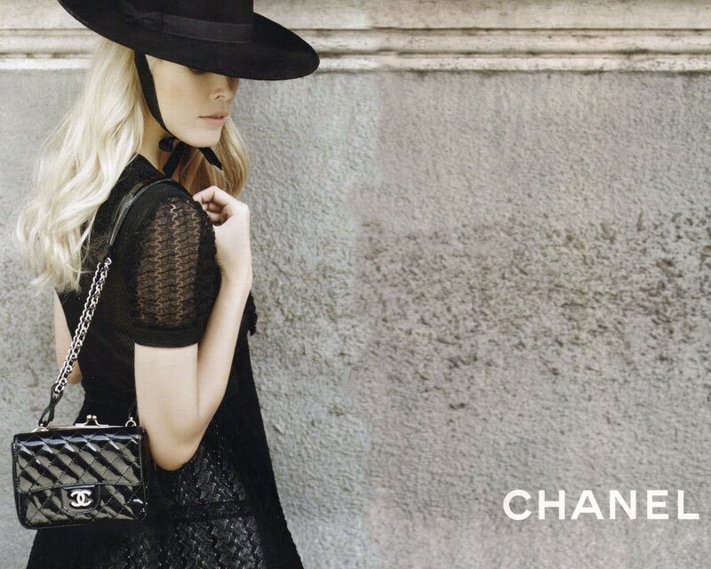 woman with chanel bag