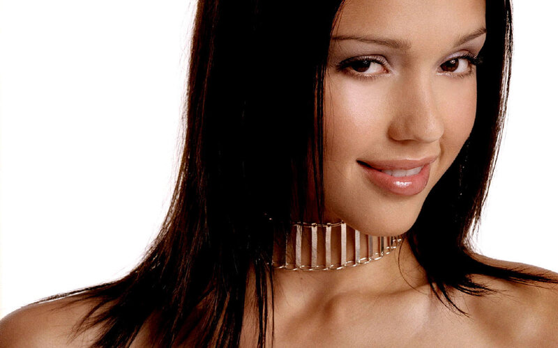 woman with choker necklace