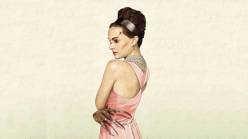 Woman with Clawed Glove — Pink