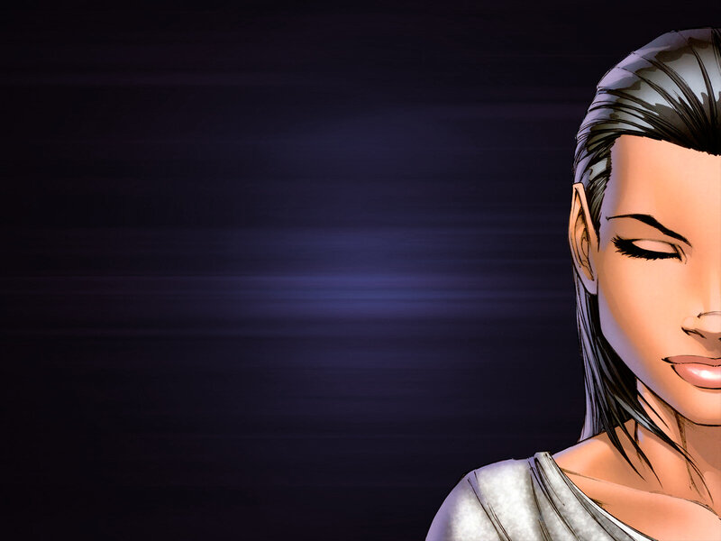 woman with closed eyes