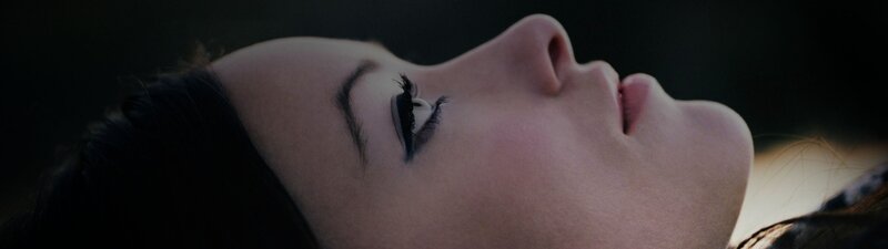 woman with closed eyes