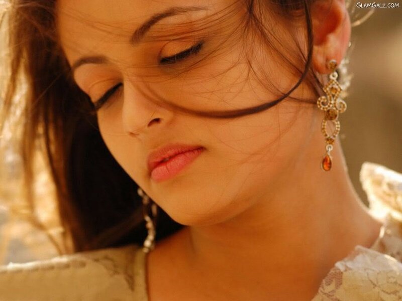 woman with closed eyes