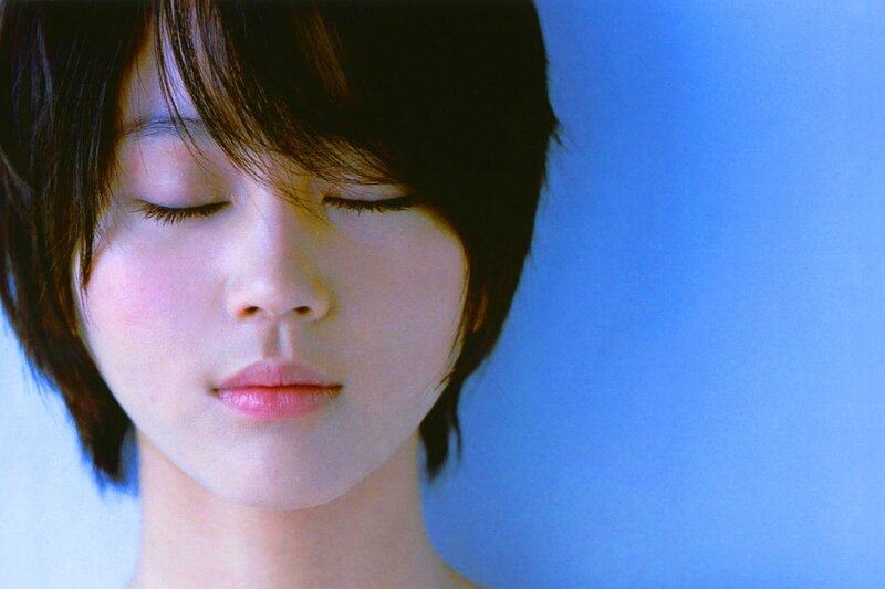 woman with closed eyes