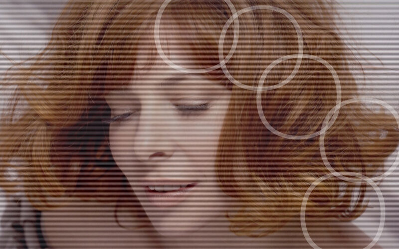 woman with closed eyes