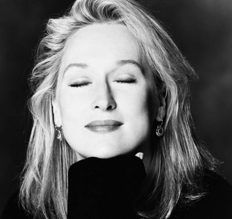 Woman with Closed Eyes — Black, Serene, Photograph, Earrings