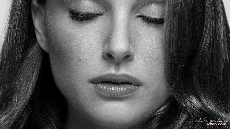 Woman with Closed Eyes — Photograph