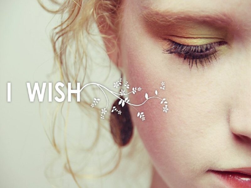 Woman with Closed Eyes — White, Dreamy