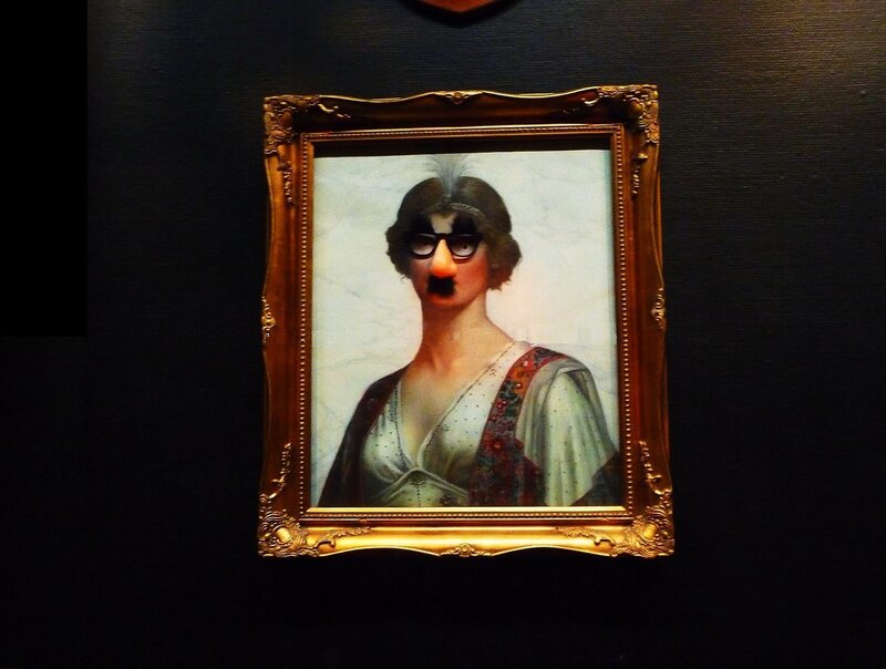 Woman with Clown Nose