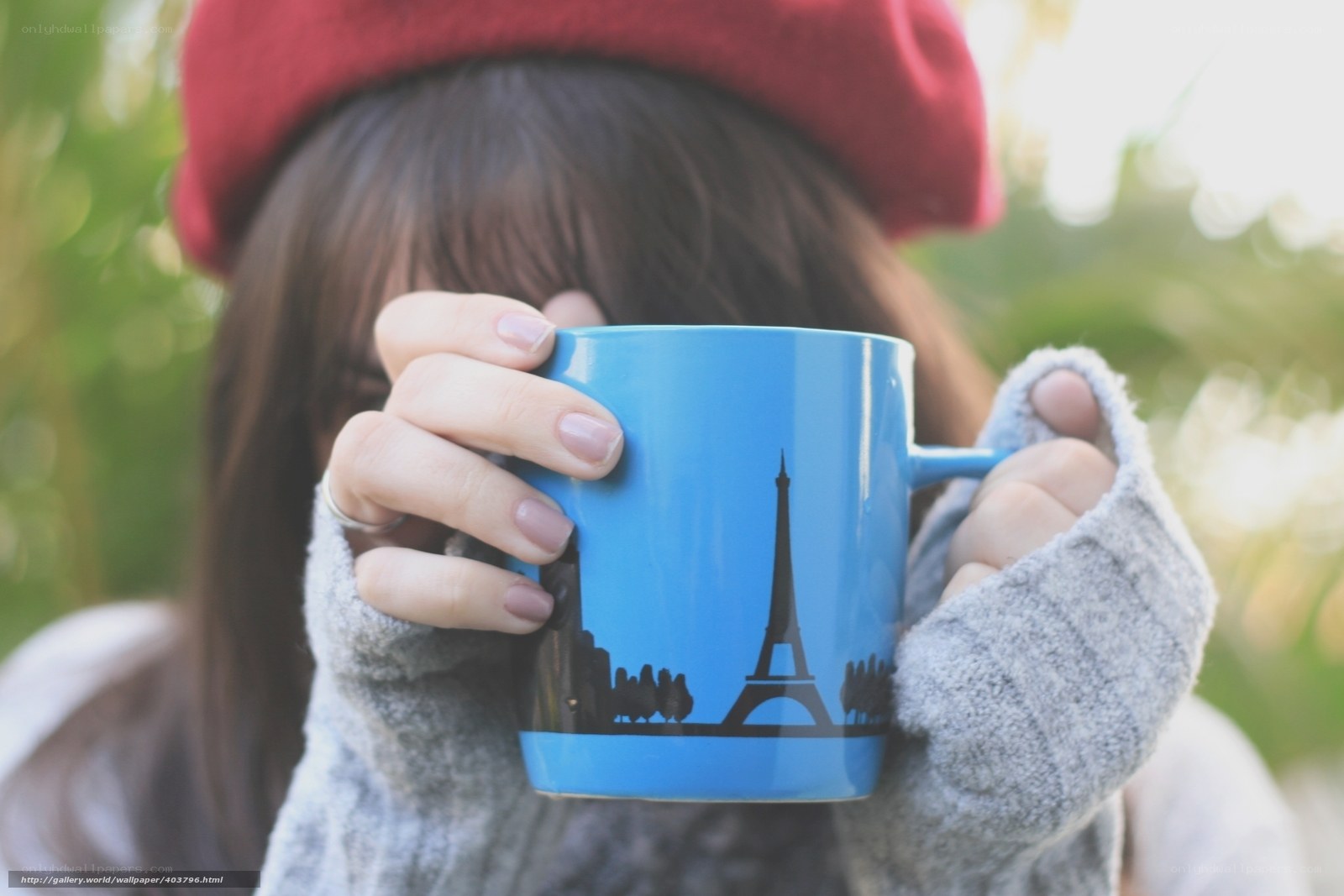 woman with coffee mug