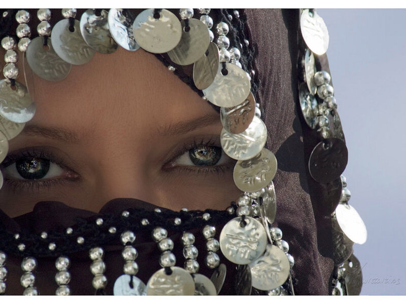 Woman with Coin-adorned Veil